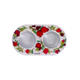 Yair Emanuel Metal and Glass Candle Holders for Tea Lights - Pomegranates
