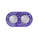 Yair Emanuel Metal and Glass Candle Holders for Tea Lights - White Flowers