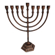 Classic Copper Chanukah Menorah