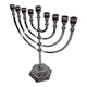 Classic Silver Color Chanukah Menorah