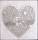 Dorit Judaica Stainless Steel Wall Plaque, Heart Design