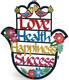 Dorit Judaica Colorful Wall Hanging Hamsa Blessings in English