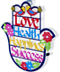 Dorit Judaica Colorful Wall Hanging Hamsa Blessings in English