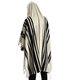 Turkish Style - Like Tunisa - Tallit Prayer Shawl with Black Stripes