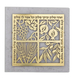 Dorit Judaica Wall Plaque with Gold Plated Seven Species of Israel Design and Blessings