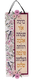 Dorit Judaica Lucite Wall Hanging - Hebrew Blessings with Pink Flowers