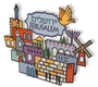 Dorit Judaica Colorful Wall Plaque - Hebrew and English Jerusalem Design