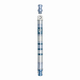 Yair Emanuel Anodized Aluminum Cylinder Mezuzah Case, Shades of Gray Stripes