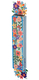 Dorit Judaica Acrylic Mezuzah Case, Pastel Flowers
