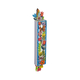 Dorit Judaica Acrylic Mezuzah Case, Colorful Butterflies and Flowers