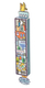 Dorit Judaica Acrylic Mezuzah Case, Colorful Jerusalem Design