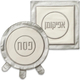 Faux Leather Passover Matzah & Afikoman Cover Set - Contemporary Silver Design