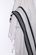 Yishtabach Praise Wool Tallit Non Slip Prayer Shawl - Black Stripes