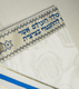 Talitnia Zion Paz Tallit Prayer Shawl - Blue Gold Stripes