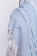 Shir Wool Tallit Non Slip Prayer Shawl - Light Blue Stripes