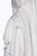 Yishtabach Praise Wool Tallit Non Slip Prayer Shawl - Shiny White Stripes