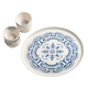 Israel Museum Porcelain Passover Seder Plate - Blue and White Floral Design