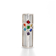 Israel Museum Mezuzah Case, Metal and Glass - Colorful Cluster