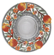 Dorit Judaica Honey Dish, Glass Bowl - Pomegranates