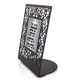 Dorit Judaica Table Stand, Hebrew Blessings � Charcoal Gray