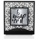 Dorit Judaica Table Stand, Song Blessing Lu Yehi � Charcoal Gray
