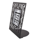 Dorit Judaica Table Stand, Praise and Thanks Phrases � Charcoal Gray
