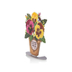 Dorit Judaica Table Stand With Pansy Design - Simply Thanks