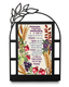 Dorit Judaica Metal Table Stand- Seven Species of Israel Prayer of Thanks