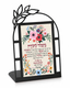 Dorit Judaica Metal Table Stand - Mizmor LeTodah Psalms Prayer of Thanks