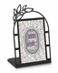 Dorit Judaica Metal Table Stand - Hebrew Blessings on Pomegranate Design