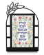 Dorit Judaica Metal Table Stand - Blessing for Parents and Grandparents
