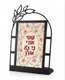 Dorit Judaica Metal Table Stand - Lecha Dodi, Rise and Shine and Give Off Your Glory