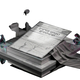 High Holidays Bowing-Kneeling Anachnu Korim Mat with Text � Light Marble