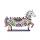 Yair Emanuel Fun Chanukah Menorah, Dinosaur - 2 Sided Design