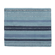 Yair Emanuel Silk-Cotton Tallit Set, Blue Stripes on Light Blue Background