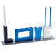 Blue, White and Black LOVE Chanukah Menorah - Israel Museum