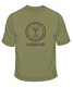 Mossad and Menorah Emblem Short Sleeve T-Shirt