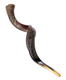 Extra Large Yemenite Kudu Shofar - Half Polished Half Natural