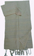 Gabrieli Handwoven Off-white Cotton Tallit Set - Silver Stripes