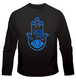 Blue Hamsa Chai Long Sleeve T-Shirt