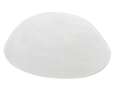 White Premium DMC knitted kippah
