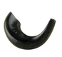 Medium Rams Horn Shofar with Dark Shades  Polished Finish
