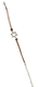 Rhodium Star of David Bracelet on Leather Cord
