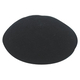 Black Premium DMC knitted Kippah