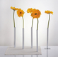 Silver Aluminum Magnetic Vase