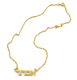 18k Gold Plated Personalized Classic Hebrew Name Necklace Print Letters