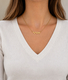 18k Gold Plated Personalized Classic Hebrew Name Necklace Print Letters