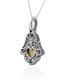 Ethnic Kabbalah Hamsa Necklace by HaAri
