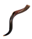 Medium Yemenite Kudu Shofar - Half Polished Half Natural
