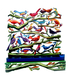 David Gerstein Laser Cut Metal Colorful Chanukah Menorah - Fluttering Birds